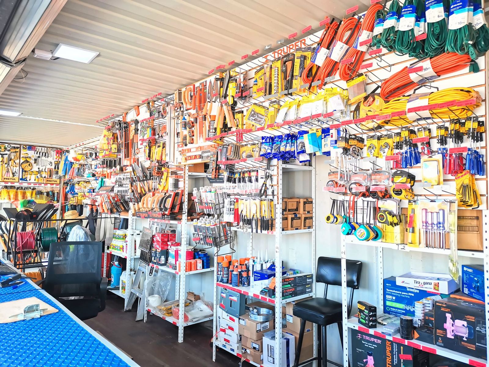 Interior de la tienda